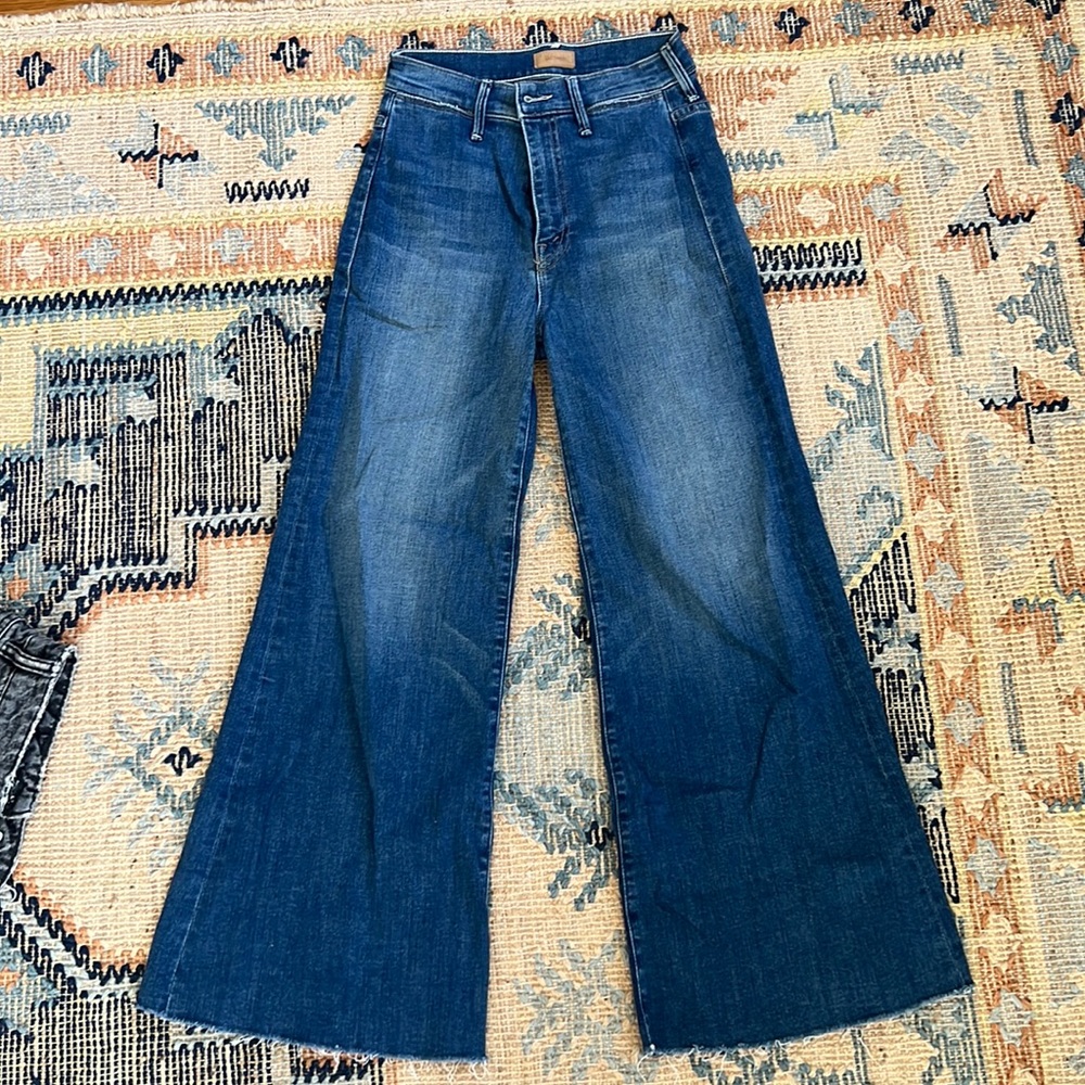 Mother Denim Wide Leg Pants